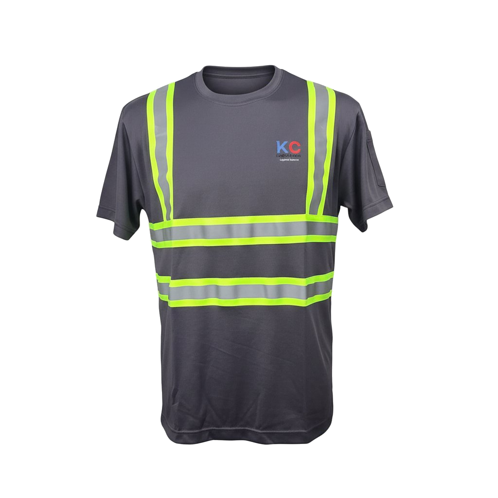 Hi-Vis Crew-neck Tee — Cotton Planet Hi-Vis Workwear