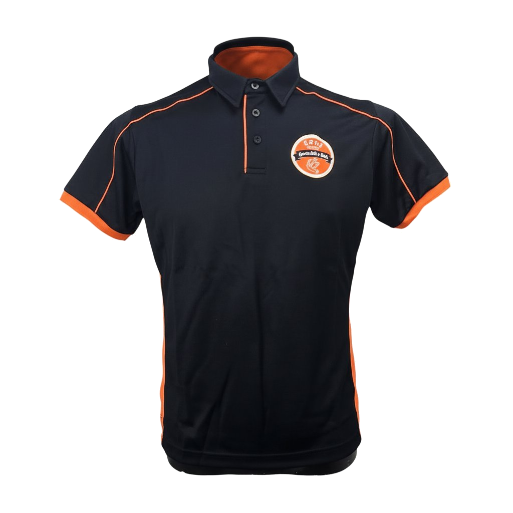 Two-tone Polo with Embroidery — Cotton Planet