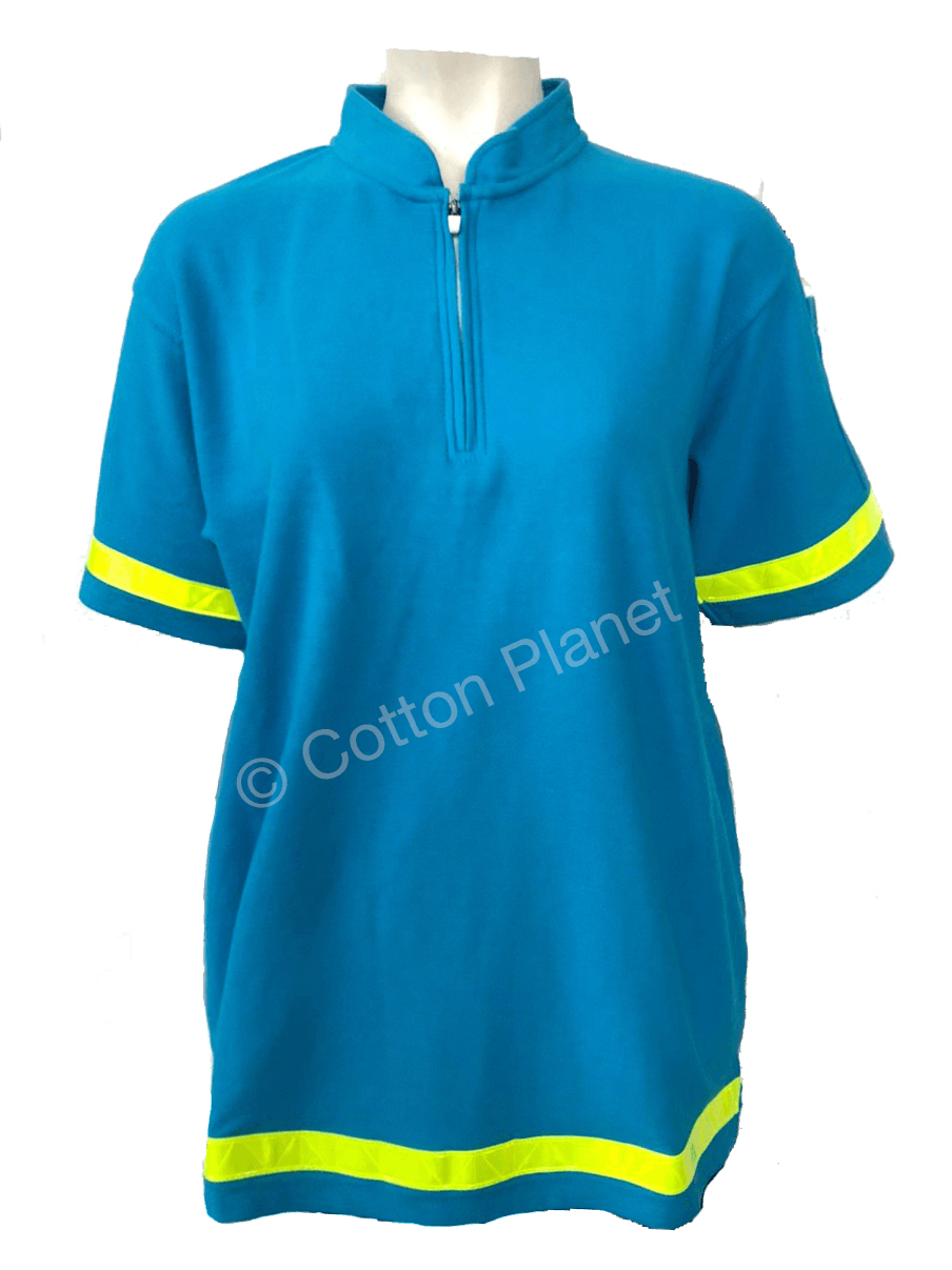 Hi-Vis Short Sleeve Polo — Cotton Planet Hi-Vis Workwear